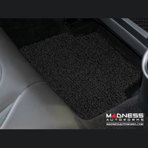 Alfa Romeo Giulia Floor Mats - All Weather - Soft Touch PVC Loop - Front + Rear - Black - RWD